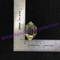 MeldedMind Double Terminated Citrine 1.20in Natural Yellow Crystal Point 029