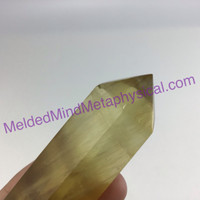 MeldedMind Yellow Fluorite Obelisk 2.72in Natural Rainbow Crystal 758
