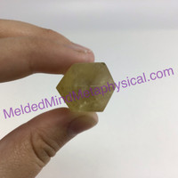 MeldedMind Yellow Fluorite Obelisk 2.72in Natural Rainbow Crystal 758