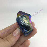 MeldedMind Titanium Aura Quartz Specimen 1.84in Rainbow Crystal 542