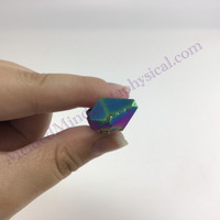 MeldedMind Titanium Aura Quartz Specimen 2.06in Rainbow Crystal 590