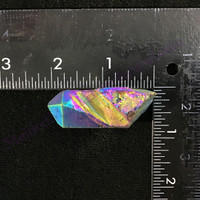 MeldedMind Titanium Aura Quartz Specimen 2.06in Rainbow Crystal 590