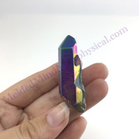MeldedMind Titanium Aura Quartz Specimen 2.13in Rainbow Crystal 578