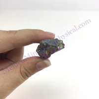 MeldedMind Titanium Aura Quartz Specimen 2.13in Rainbow Crystal 578