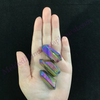 MeldedMind One (1) Titanium Aura Quartz Specimen ≈1.52in Rainbow Crystal 583