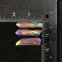 MeldedMind One (1) Titanium Aura Quartz Specimen ≈1.68in Rainbow Crystal 576