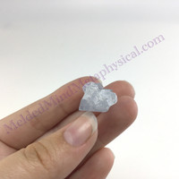 MeldedMind Small Celestite Specimen 1.08in Natural Light Blue Crystal Angel 485