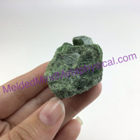 MeldedMind Diopside Specimen 1.58in Natrual Green Crystal Rough 185