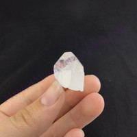 MeldedMind Rainbow Twin Quartz 1.28in Natural White Crystal 868