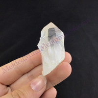 MeldedMind Channeling Isis Quartz 1.88in Natural White Crystal 925