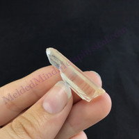 MeldedMind Lemurian Growth Crater Quartz 1.33in Natural White Crystal 926