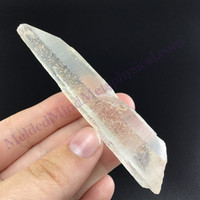 MeldedMind Fairy Dust Lemurian Quartz 3.29in Natural White Crystal 909