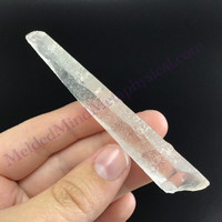 MeldedMind Fairy Dust Lemurian Quartz 3.25in Natural White Crystal 910