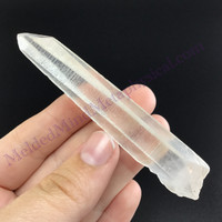 MeldedMind Fairy Dust Lemurian Quartz 3.31in Natural White Crystal 912