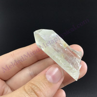 MeldedMind Lemurian Twin Quartz 1.75in Natural White Crystal 889