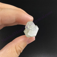 MeldedMind Lemurian Twin Quartz 1.75in Natural White Crystal 889