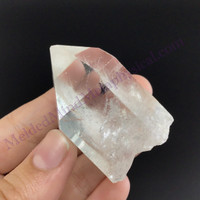 MeldedMind Rainbow Lemurian Quartz 1.86in Natural White Crystal 885