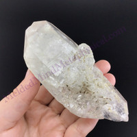 MeldedMind Rainbow Quartz Specimen 4.16in Natural Point Crystal 833