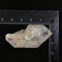 MeldedMind Rainbow Quartz Specimen 4.16in Natural Point Crystal 833