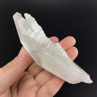 MeldedMind Lemurian Quartz 4.19in Natural White Clear Crystal 782