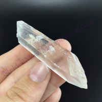 MeldedMind Lemurian Key Quartz Specimen 2.46in Natural White Crystal Stone 887