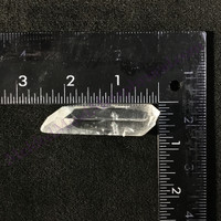 MeldedMind Lemurian Key Quartz Specimen 2.46in Natural White Crystal Stone 887