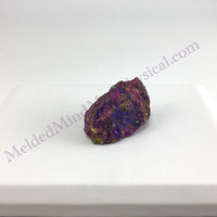 MeldedMind Rough Rainbow Chalcopyrite Specimen 1.57in Natural Purple Blue Crysta