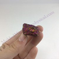 MeldedMind Rough Rainbow Chalcopyrite Specimen 1.57in Natural Purple Blue Crysta