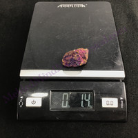 MeldedMind Rough Rainbow Chalcopyrite Specimen 1.57in Natural Purple Blue Crysta