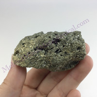 MeldedMind Peru Pyrite Rough Specimen 2.28in Natural Gray Crystal 020