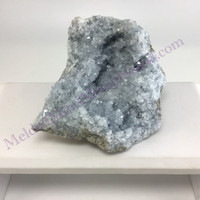 MeldedMind Celestite Specimen 4.41in Natural Light Blue Crystal 521