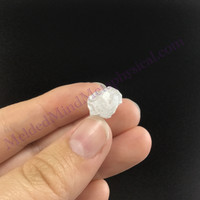 MeldedMind SatyaMani Quartz Specimen .82in Natural White Crystal 096