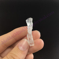 MeldedMind SatyaMani Quartz Specimen 1.39in Natural White Crystal 097