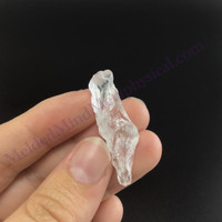 MeldedMind SatyaMani Quartz Specimen 1.39in Natural White Crystal 097