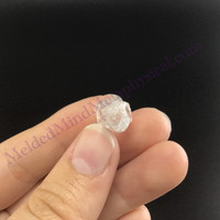 MeldedMind SatyaMani Quartz Specimen .89in Natural White Crystal 098