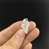 MeldedMind SatyaMani Quartz Specimen .87in Natural White Crystal 099