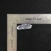 MeldedMind SatyaMani Quartz Specimen 1.12in Natural White Crystal 102