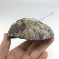 MeldedMind Quartz Geode 3.35in Natural Stone Crystal 553