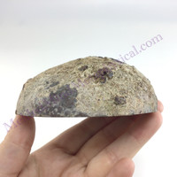 MeldedMind Quartz Geode 3.35in Natural Stone Crystal 553