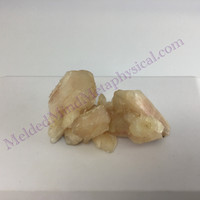 MeldedMind Stilbite Cluster Specimen 3.07in Natural Peach Crystal 156