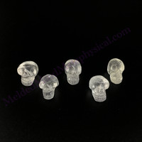 MeldedMind One (1) Clear Quartz Skull ≈.88in Carving Crystal 190