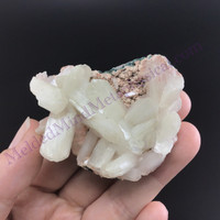 MeldedMind Stilbite Cluster 2.24in Natural Crystal Poona, India 277