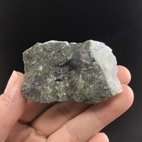 MeldedMind Apophyllite Cluster Specimen 2.14in Natural Clear Crystal India 285