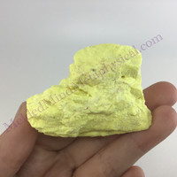 MeldedMind Louisiana Sulphur Sulfur Specimen 2.37in Natural Yellow Mineral 034