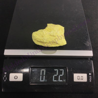 MeldedMind Louisiana Sulphur Sulfur Specimen 2.37in Natural Yellow Mineral 034