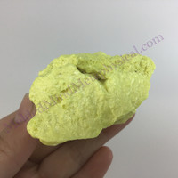 MeldedMind Louisiana Sulphur Sulfur Specimen 2.37in Natural Yellow Mineral 028