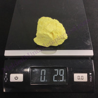 MeldedMind Louisiana Sulphur Sulfur Specimen 2.37in Natural Yellow Mineral 028