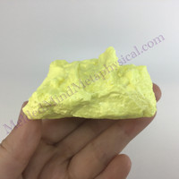 MeldedMind Louisiana Sulphur Sulfur Specimen 2.50in Natural Yellow Mineral 025