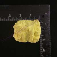 MeldedMind Louisiana Sulphur Sulfur Specimen 2.50in Natural Yellow Mineral 025