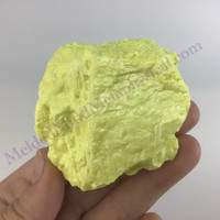 MeldedMind Louisiana Sulphur Sulfur Specimen 2.50in Natural Yellow Mineral 024